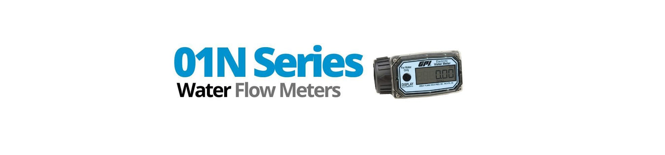 01N Series Water Flow Meters - FLOMEC®
